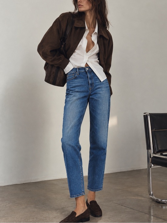 Frame Denim Denim - FRAME High N Tight Taper Jeans Women 26 High Rise Cropped Blue Denim